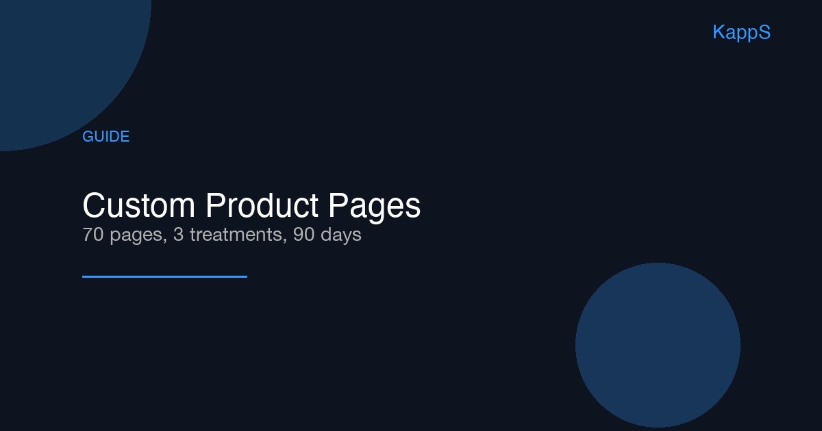 Apple Custom Product Pages and Product Page Optimization in 2026: A Step-by-Step Guide