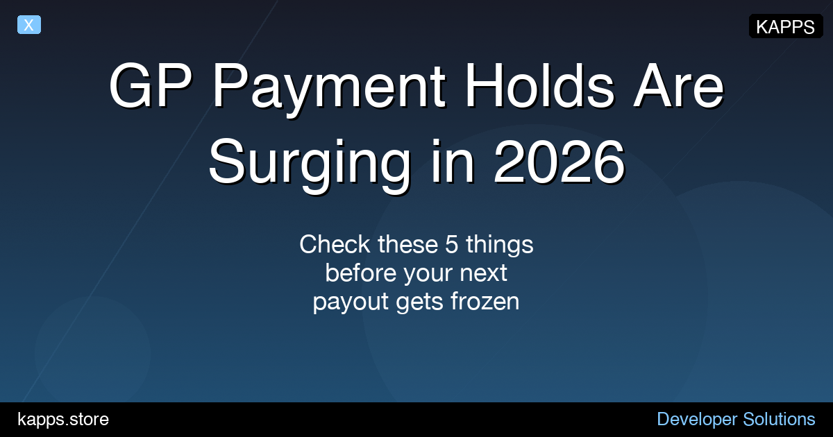GP Payment Holds 2026
