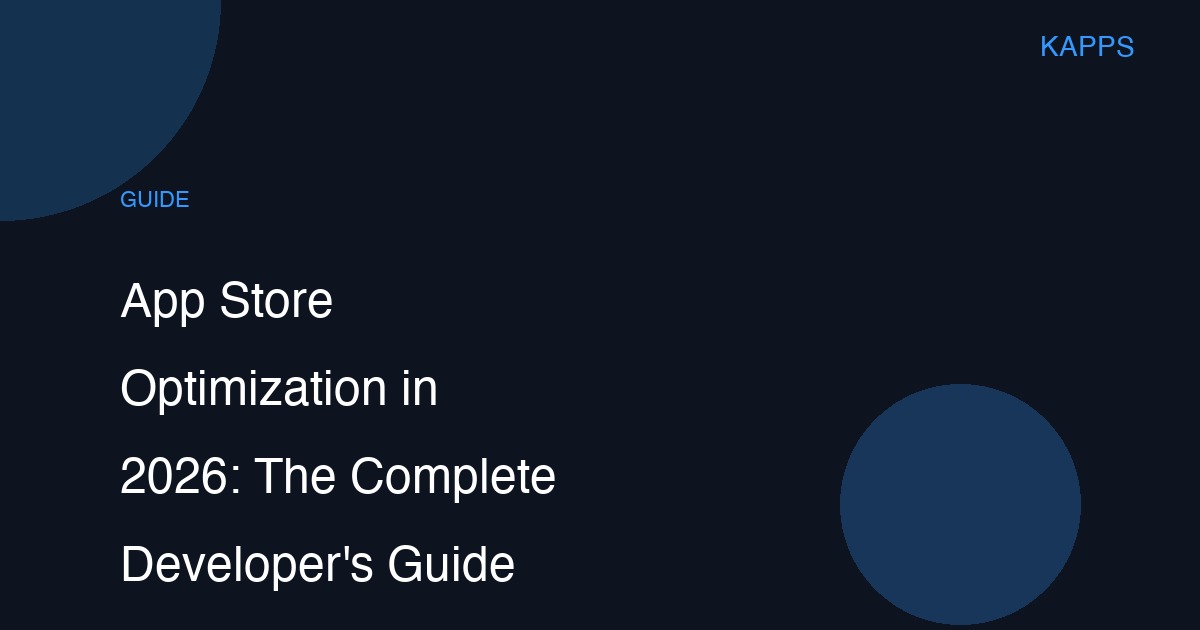 App Store Optimization in 2026