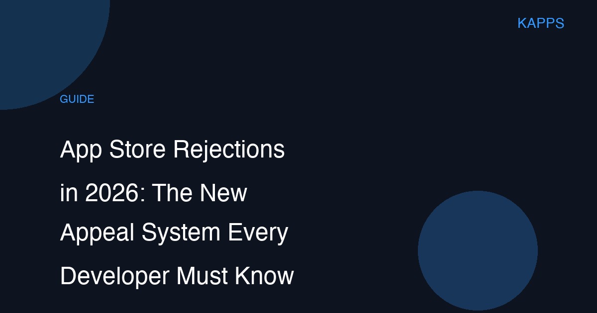 Apple App Store Rejection Appeal System 2026
